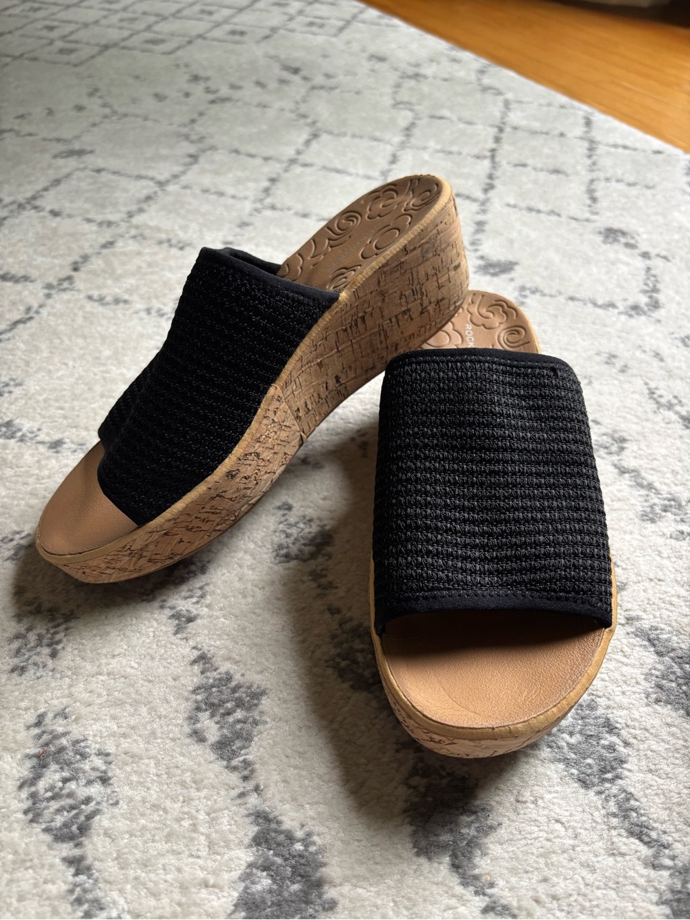 Rock port cork wedge sandal
